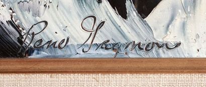 GAGNON, René (1927-)
Untitled
Oil on masonite
Signed...