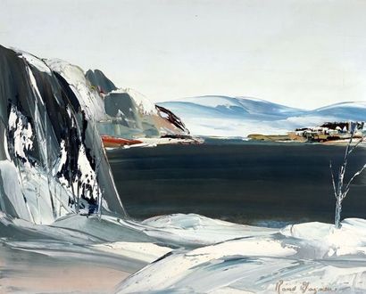 GAGNON, René (1927-)
Untitled
Oil on masonite
Signed...