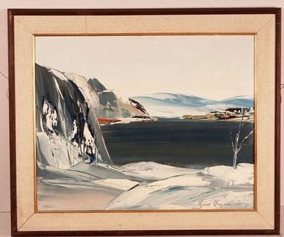 GAGNON, René (1927-)
Untitled
Oil on masonite
Signed...