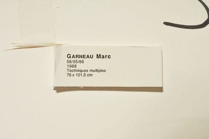 GARNEAU, Marc (1956-)
Untitled
Mix media...