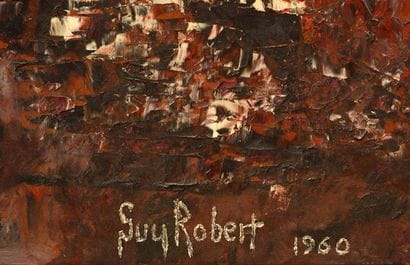 ROBERT, Guy (1933-)
Untitled
Oil on canvas
Signed...