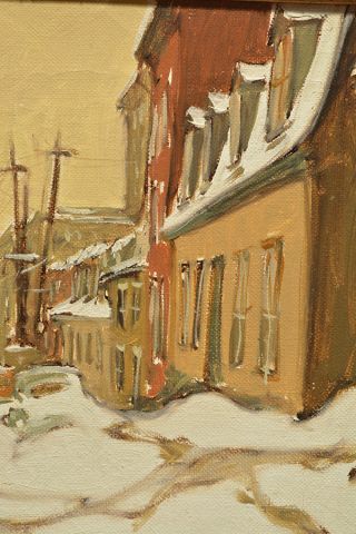 LITTLE, John (1928-)
Snowy street, Quebec...
