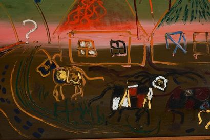 BRUNEAU, Kittie (1929-)
Untitled 
Oil on...