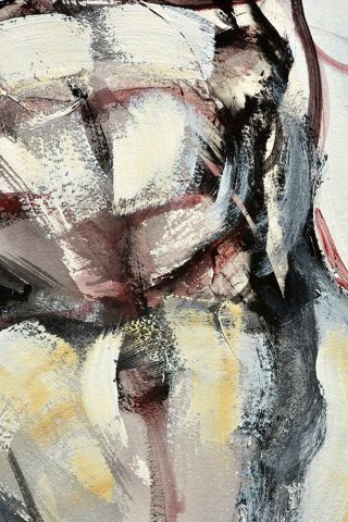 CORNO, Joanne (1952-2016)
Man's torso
Acrylic...
