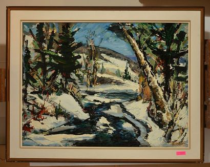 GIUNTA, Joseph (1911-2001) 
River in the...