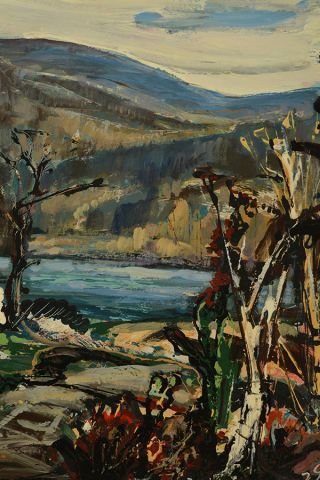 GIUNTA, Joseph (1911-2001) 
Shack, Laurentians
Oil...