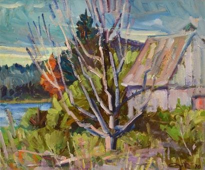 AYOTTE, Léo (1909-1976)
Landscape
Oil on...