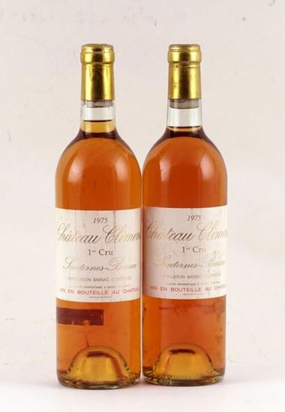 Château Climens 1975 - 2 bouteilles (Château...