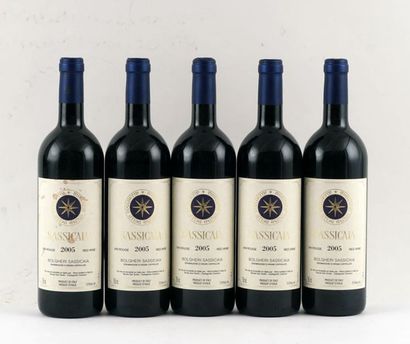 Sassicaia 2005 - 5 bouteilles (Château B...