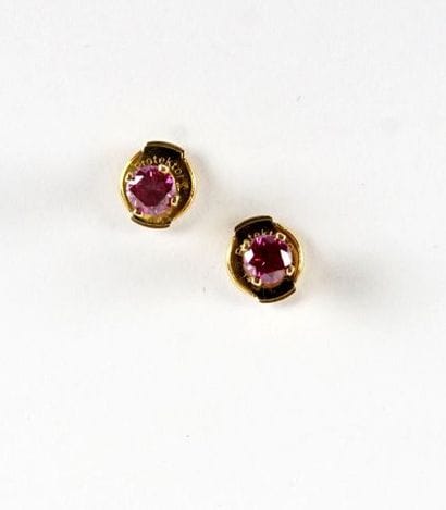 BOUCLES D'OREILLES OR 14K DIAMANTS
Paire...