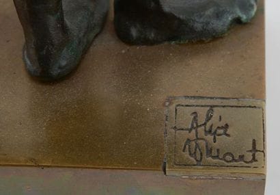 WINANT, Alice (1928-1989)
Deux garçons
Bronze...