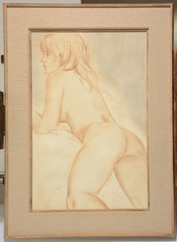 MUHLSTOCK, Louis (1904-2001)
Nu allongé
Pastel
Signé...