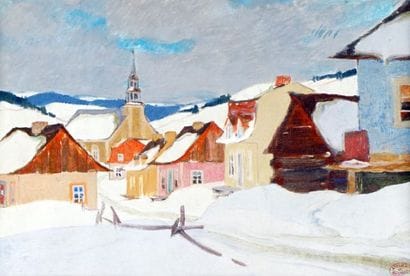 GAGNON, Clarence Alphonse (1881-1942)
Village...