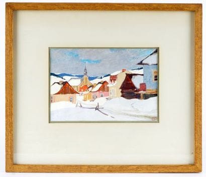 GAGNON, Clarence Alphonse (1881-1942)
Village...