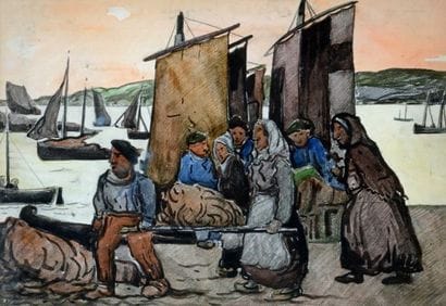 FORTIN, Marc-Aurèle (1888-1970)
Pêche à Honfleur,...