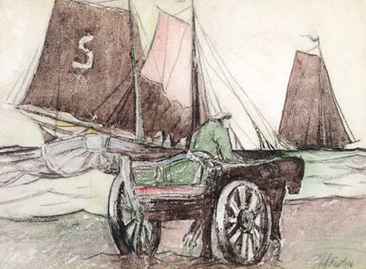 FORTIN, Marc-Aurèle (1888-1970)
Charrette...