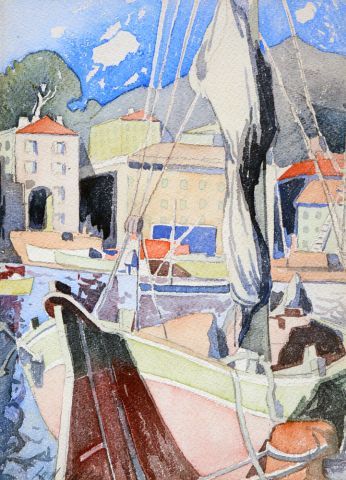 FORTIN, Marc-Aurèle (1888-1970)
Voilier dans...