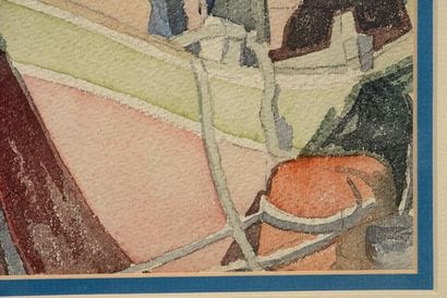 FORTIN, Marc-Aurèle (1888-1970)
Voilier dans...