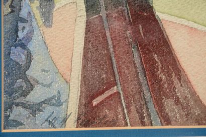 FORTIN, Marc-Aurèle (1888-1970)
Voilier dans...