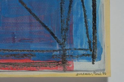 JUNEAU, Denis (1925-2014)
Sans titre - Bleu,...