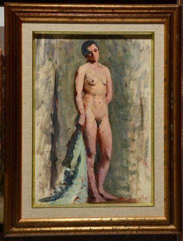 BEAU, Henri (1863-1949)
Sans titre - Nu debout
Aquarelle
Signée...
