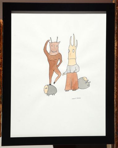 DZAMA, Marcel (1974-)
Pas de deux
Aquarelle...