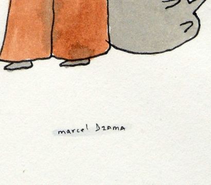 DZAMA, Marcel (1974-)
Pas de deux
Aquarelle...