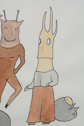 DZAMA, Marcel (1974-)
Pas de deux
Aquarelle...