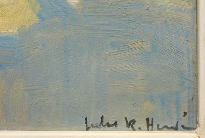 HERVÉ, Jules René (1887-1981)
Au parc, Paris
Huile...