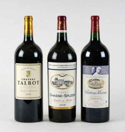 Château Kirwan 1998, Château Talbot 2006...