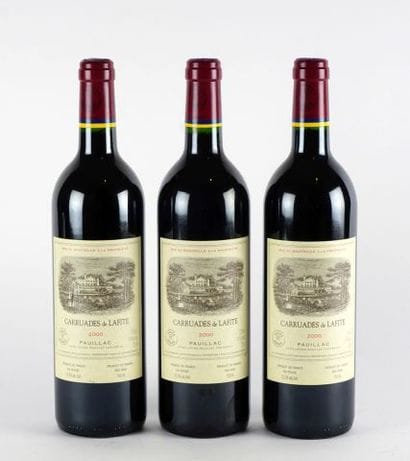 Carruades de Lafite 2000 - 3 bouteilles