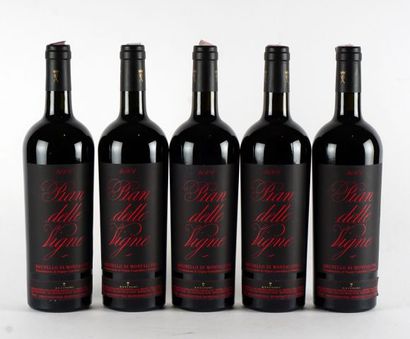 Pian delle Vigne 2001 - 5 bouteilles