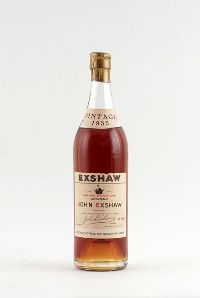 John Exshaw Grande Champagne Cognac 1935

Especially...