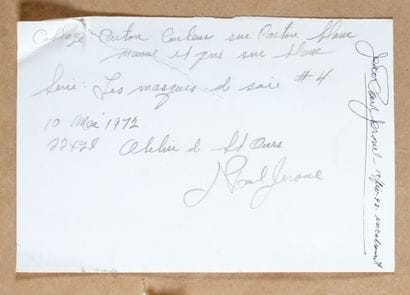 JÉRÔME, Jean-Paul (1928-2004)

Untitled

Collage

Signed...