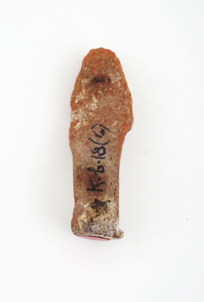 Five Egyptian funerary statuettes (Shabtis),...
