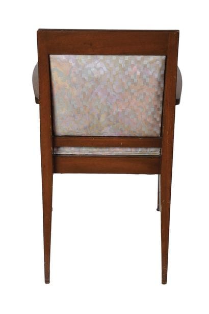 Jacques Émile Ruhlmann mahogany armchair,...