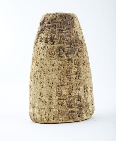 Five Babylonian clay Foundation Cones, Cuneiform...