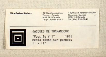 DE TONNANCOUR, Jacques Godefroy (1917-2005)


