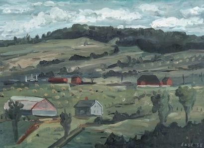 EAST, Benoit (1915-)

Landscape

Oil on masonite

Signed...