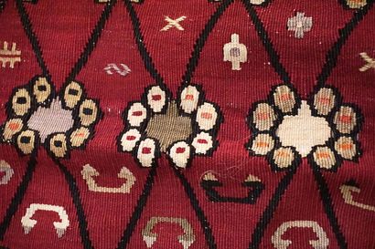 Pair of Central Anatolian Kilim rugs made...