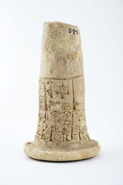 Five Babylonian clay Foundation Cones, Cuneiform...