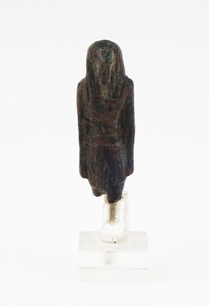 Fragmented faience amulet of the Egyptian...