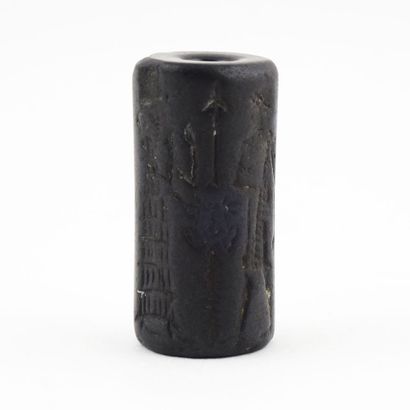 Set of eight Mesopotamian cylinder seals,...