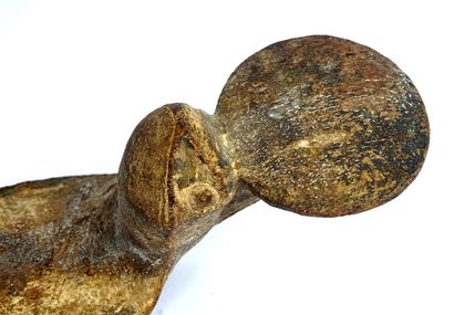 Egyptian wooden Uraeus, Ptolemaic period...
