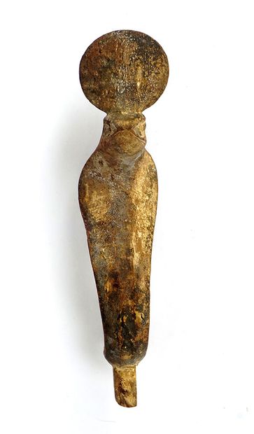 Egyptian wooden Uraeus, Ptolemaic period...