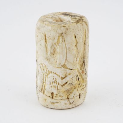 Set of eight Mesopotamian cylinder seals,...
