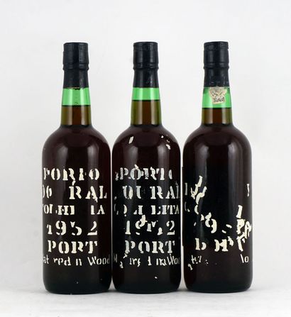 Porto Doural Colheita 1952 - 3 bouteille...