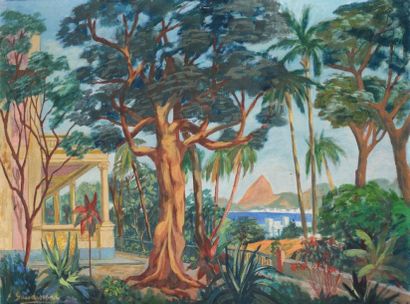 GAUDISSARD, Émile (1872-1956)
Vue de Rio...