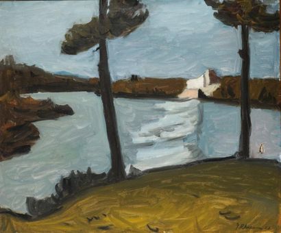 RHÉAUME, Jeanne Leblanc (1915-2)
Paysage...
