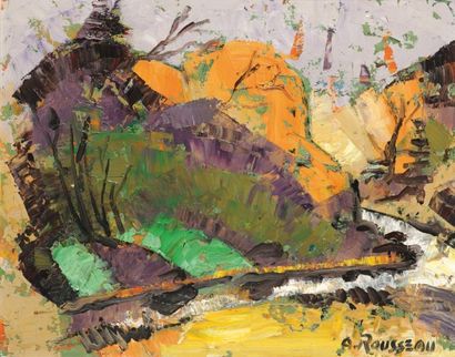 ROUSSEAU, Albert (1908-1982)
Paysage Huile...